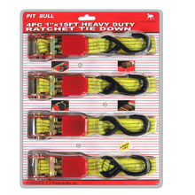 BANDAS DE NYLON CON MATRACA 4 PIEZAS
