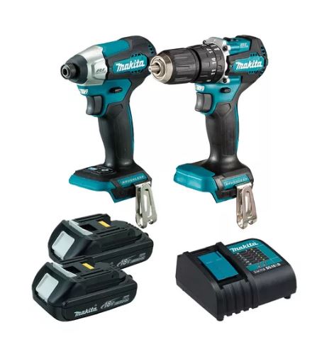 COMBO ROTOMARTILLO + ATORNILLADOR INALAMBRICOS 18 V DHP487Z,DTD157Z,DC18SD BL1815N
