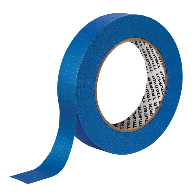 CINTA MASKING AZUL, 1" X 50 MTS