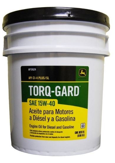 ACEITE PARA MOTOR DIESEL, JOHN DEERE, MULIGRADO 15W40, 19 L, 270 h
