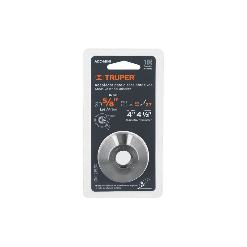 ADAPTADOR PARA DISCOS DE 4 Y 4-1/2'