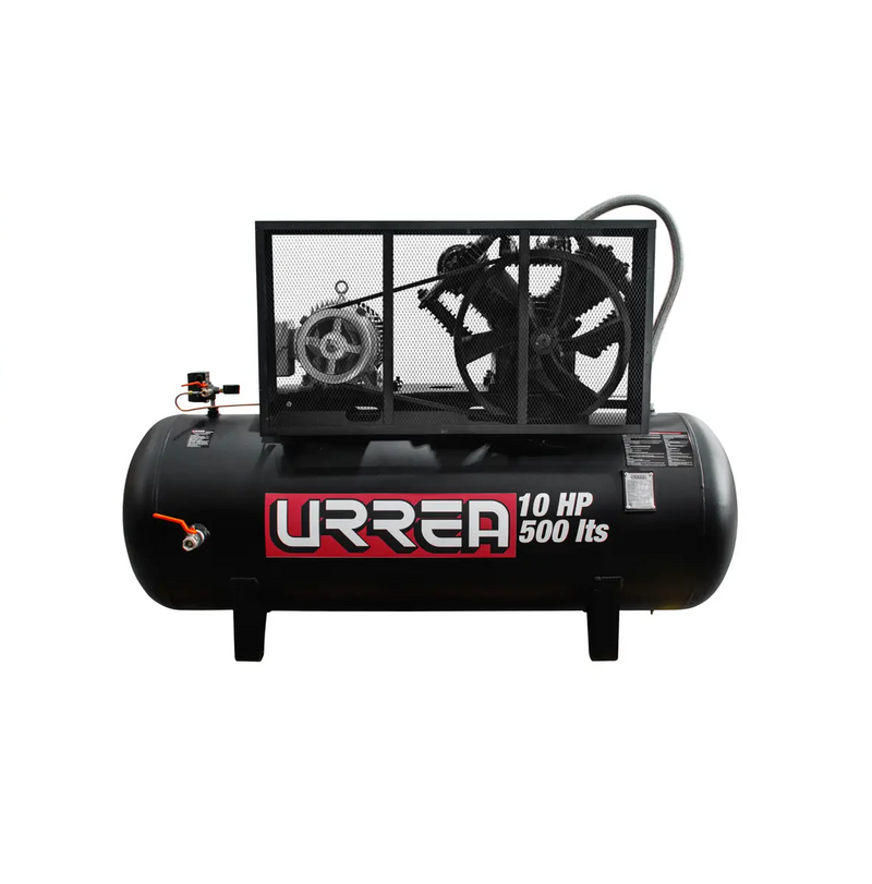 COMPRESOR DE AIRE 500LT, 10HP  TRIFASICO, 220/440V, URREA INDUSTRIAL