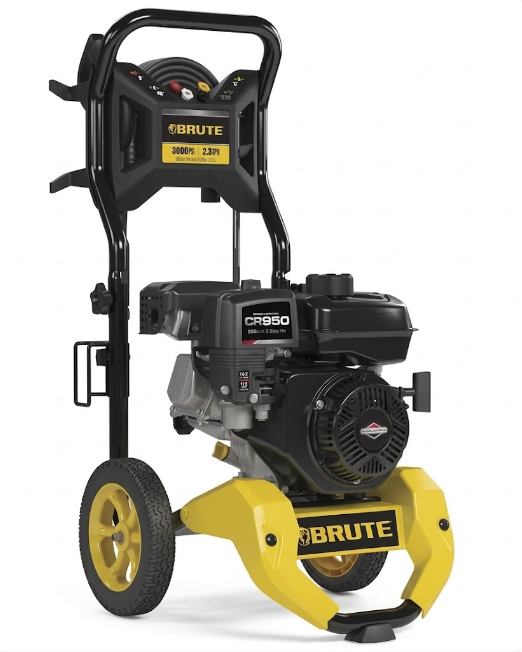 HIDROLAVADORA CON MOTOR A GASOLINA BRUTE, 3000 PSI
