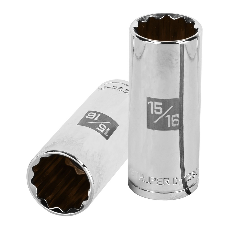 DADO DE 15/16", CUADRO DE 1/2", 12 PUNTAS LARGO, D-1230-EL