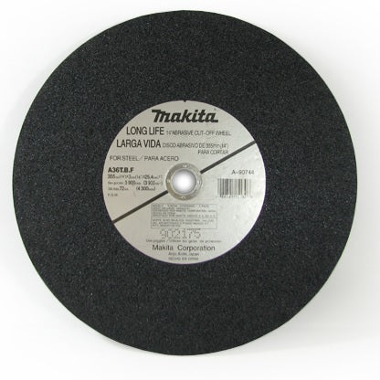 DISCO DE CORTE 14" X 1/8" X 1", METAL, MAKITA (CAJA 25 PIEZAS)