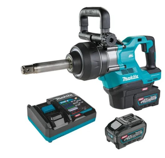 LLAVE DE IMPACTO INALAMBRICA DE 1", 40V , CARGADOR Y 2 BAT BL4050F 5.0 AH