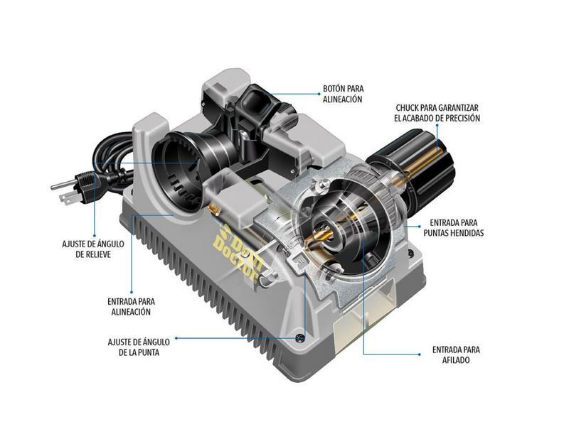 AFILADOR PARA BROCAS 750X 3/32" A 3/4"