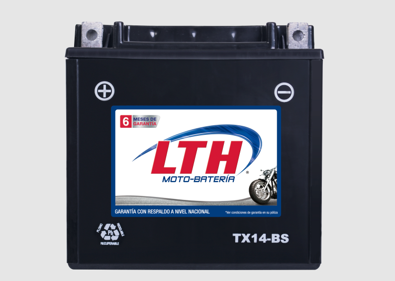 MOTO BATERIA LTH AGM LIBRE DE MANTENIMIENTO DE 10 AMPERS/H
