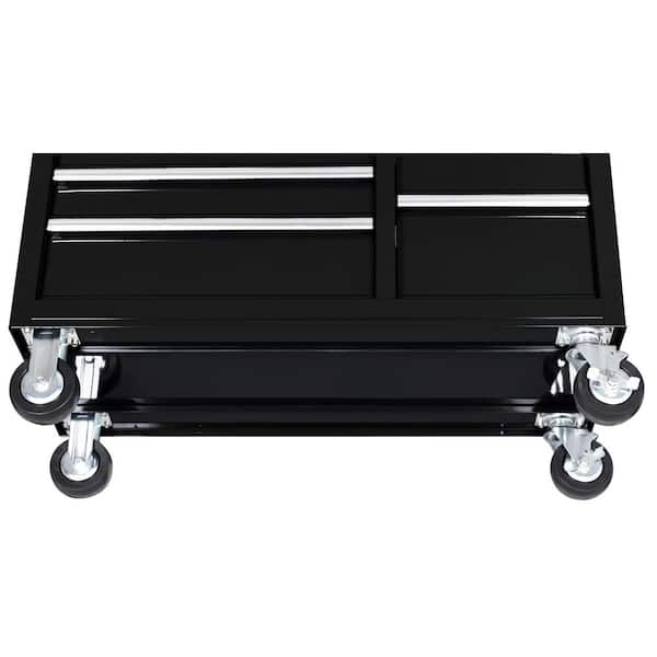 GABINETE HUSKY 42" X 18.1",  NEGRO CON RUEDAS