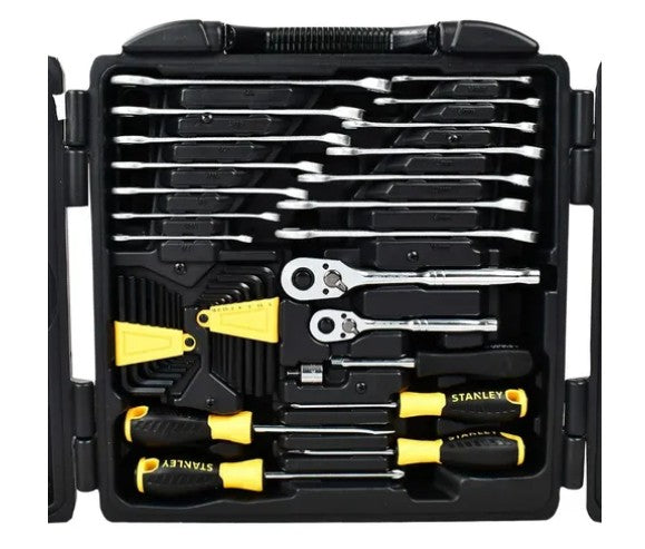 JUEGO DE HERRAMIENTAS MECANICAS 150 PZ STANLEY