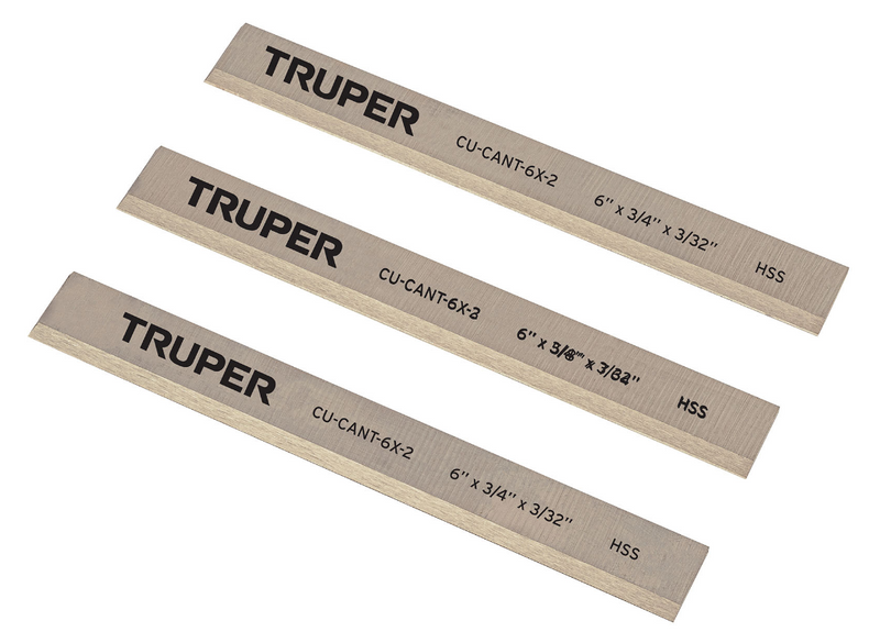 JUEGO DE 3 CUCHILLAS PARA CANTEADORA CANT-6X-2