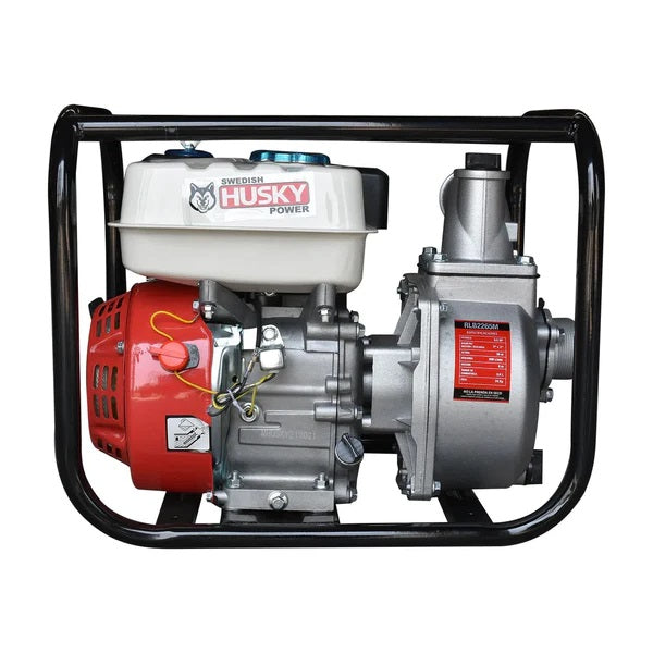 MOTOBOMBA DE 2", A GASOLINA, 6.5 hp, 500 L/min, SWEDISH HUSKY