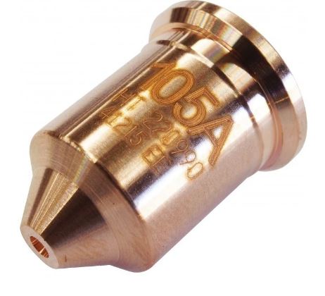 Boquilla para antorcha PMX 105 HYPERTHERM de latón con punta cónica