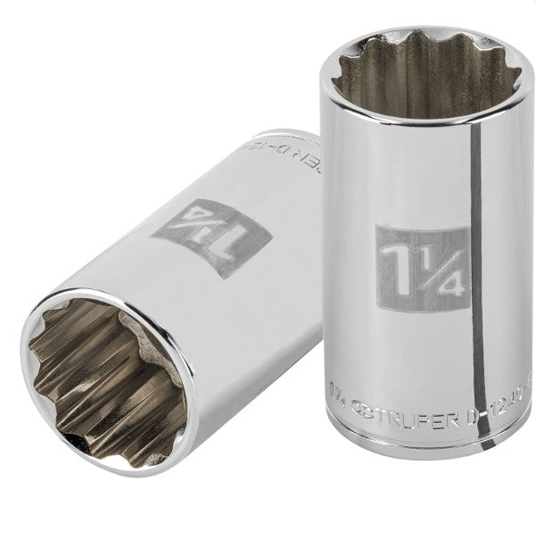 DADO DE 1-1/4", CUADRO DE 1/2", 12 PUNTAS LARGO, D-1240-EL