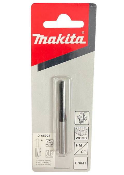 FRESA RECTA DOS FILOS 1/4" X 1/4" X 2-1/4"