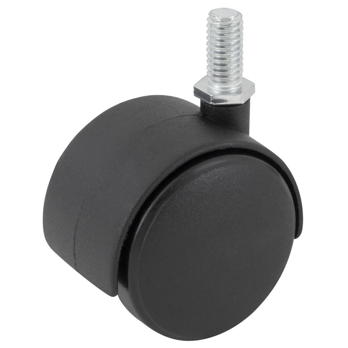 RODAJA TIPO YOYO ESPIGA CON ROSCA 50 MM