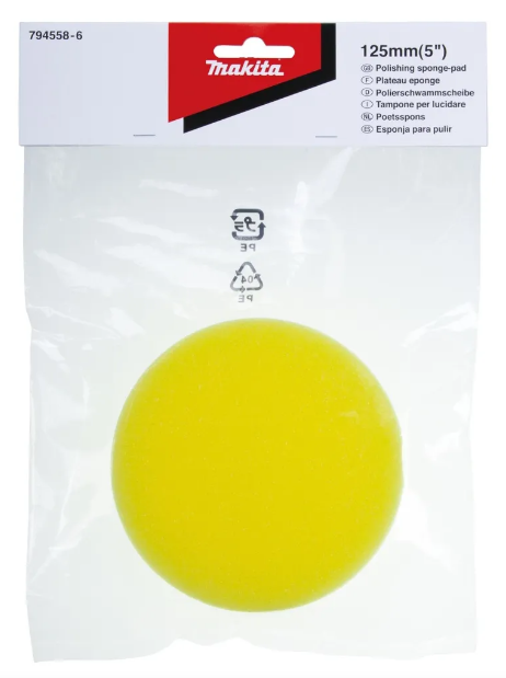 ESPONJA C/VELCRO 5"" P/BO5021