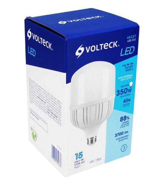 FOCO LED ALTA POTENCIA 40 W LUZ DE DIA