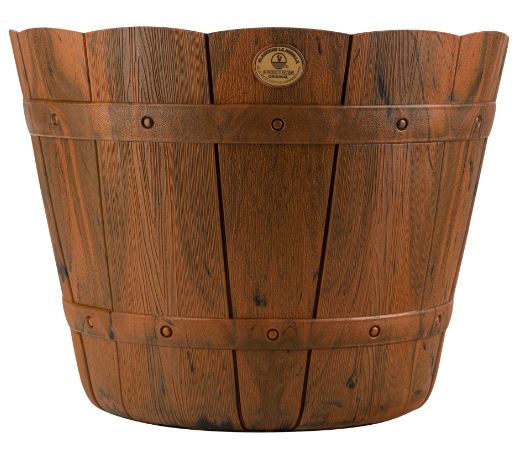 MACETA MADERA REDONDA D42 ALAMO