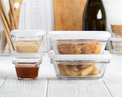 SET DE TOPPERS DE CRISTAL CON TAPA 8 PIEZAS CRISA