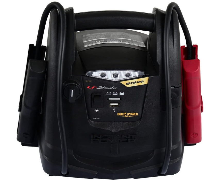 ARRANCADOR DE BATERIAS AUXILIAR 800 AMP SCHUMACHER