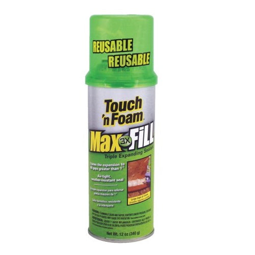 ESPUMA DE POLIURETANO, 3X MAX FILL, TOUCH'N FOAM, 340 g