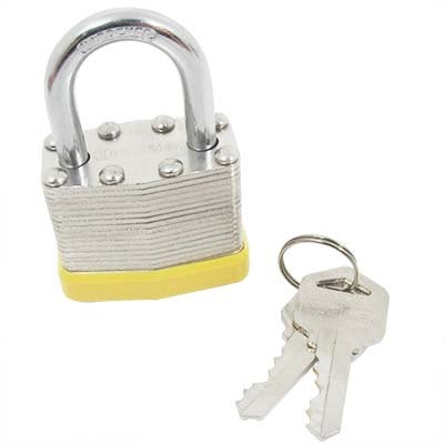 CANDADO LAMINADO, 40 mm, PRETUL"