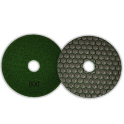 PAD DE DIAMANTE 4" GRANO 800 CON VELCRO / USO EN SECO