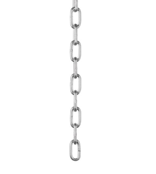 CADENA PULIDA DE 1/8" (METRO) 75 M EN CUBETA FIERO