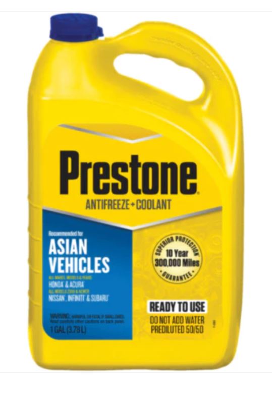 ANTICONGELANTE / REFRIGERANTE PRESTONE AZUL 50/50 ASIAN VEHICLES