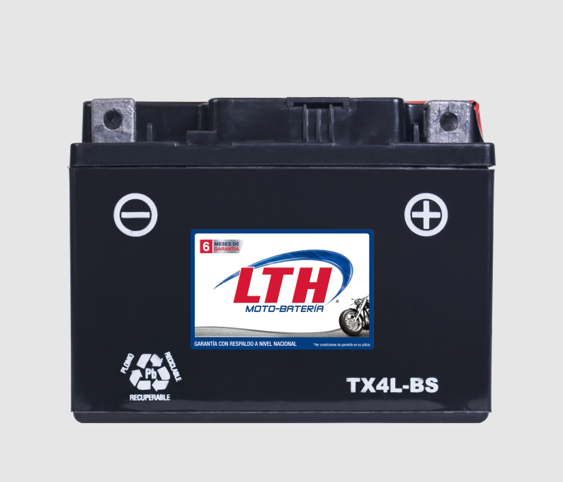 MOTO-BATERIA LTH AGM LIBRE DE MTTO. DE 3 AMPERS/H (CTX4L-BS)