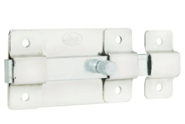 PASADOR DE SOBREPONER 12 CM CROMO BRILLANTE