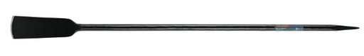 Barra cavadora TRUPER con escoplo de 102 mm, mango negro y vástago metálico, 130 cm