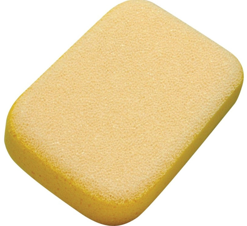 ESPONJA PARA LECHADA Y AZULEJO CON LADO ABRASIVO 5" X 7", AMARILLA