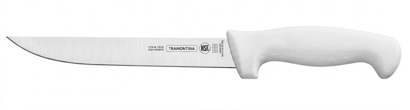 CUCHILLO PARA DESHUESAR RECTO 6" MANGO BLANCO (PIEZA)