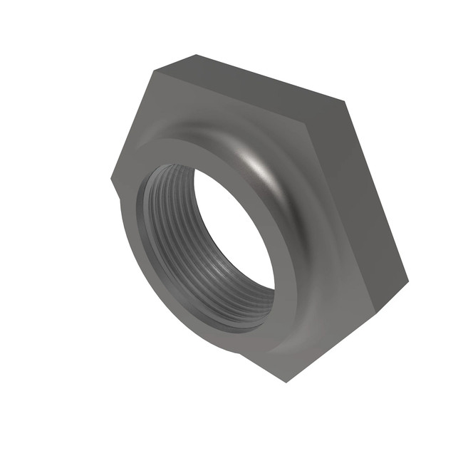 TUERCA HEXAGONAL CON CUELLO ESTRIADO PARA FLECHA DE TRANSMISIÓN