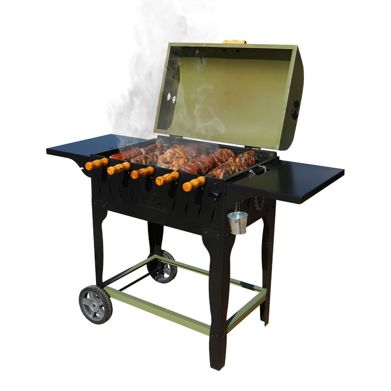 ASADOR CLASICO CHURRASQUERO 5 ESPADAS