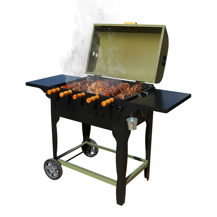 ASADOR CLASICO CHURRASQUERO 5 ESPADAS