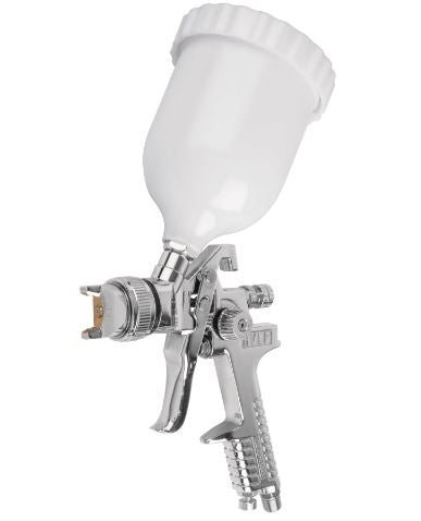 PISTOLA P/PINTAR A GRAVEDAD HVLP VASO DE PLASTICO 2 mm TRUPER