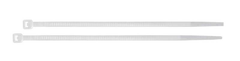 CINCHOS DE PLASTICO, 20 CM, 40 LBS, 50 PZAS, BLANCOS