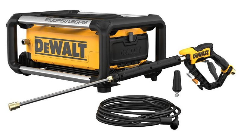HIDROLAVADORA CON MOTOR ELECTRICO 2100 PSI 1.2 GPM 13 AMP DEWALT