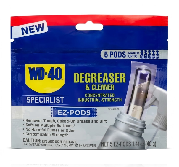 LIMPIADOR Y DESENGRASANTE WD-40 EZ-PODS 300882 5 PZ