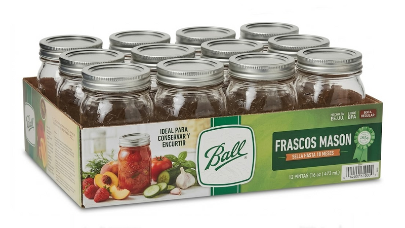 FRASCOS PARA ENVASAR, BOCA REGULAR 16oz (473 ml)