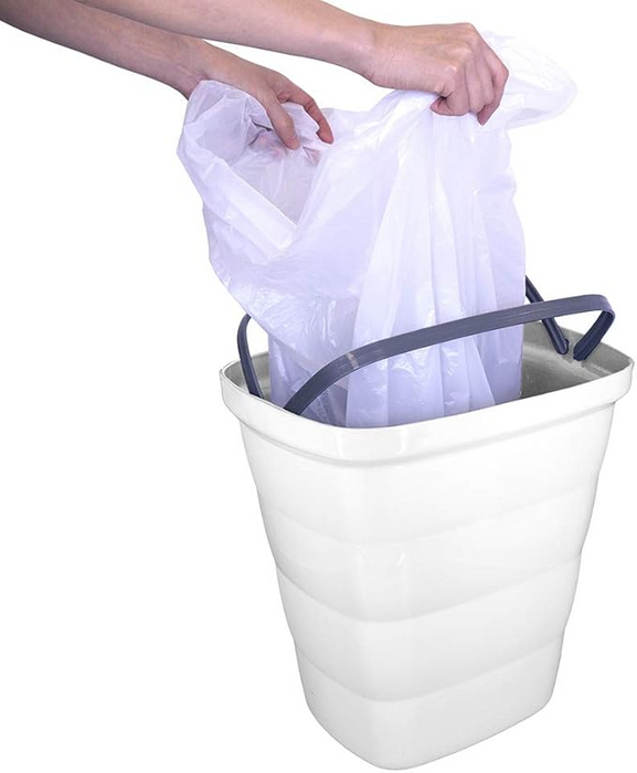 BOTE PARA BASURA 14 LTS, BLANCO, GLAD 74039
