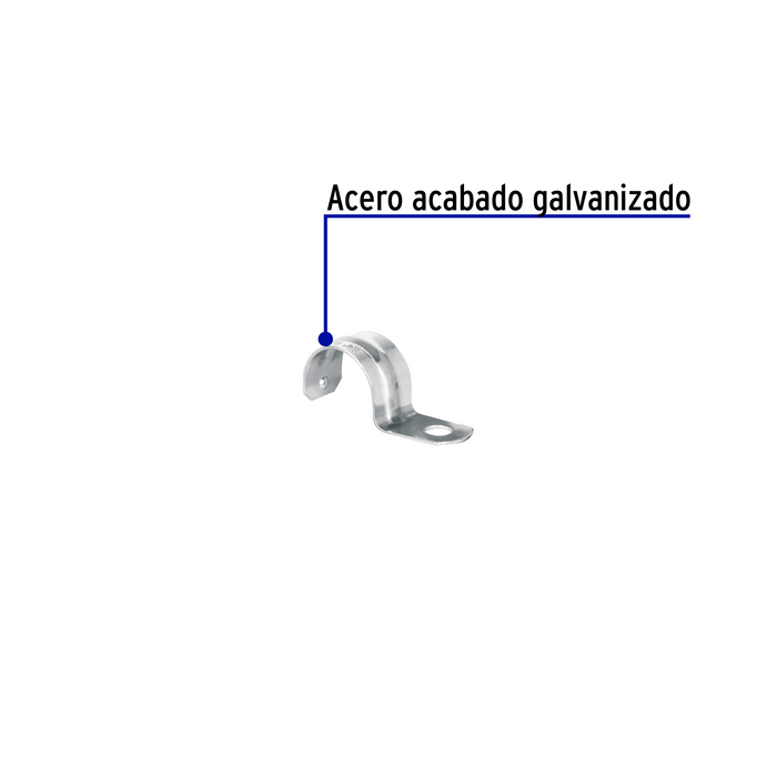 ABRAZADERA DE UÑA PARA TUBO DE 3/4" TRUPER