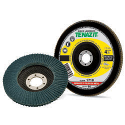 DISCO LAMINADO 4-1/2", GRANO 80, TENAZIT