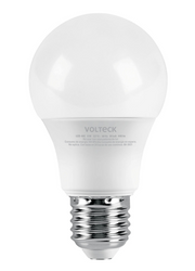 Bombilla LED VOLTECK de luz cálida, 6 W, con base roscada metálica