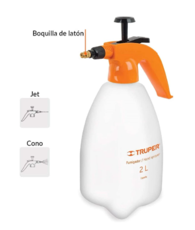 FUMIGADOR DOMESTICO TRUPER, 2 LITROS