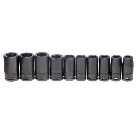 JUEGO DE 10 DADOS CUADRO DE 3/4  IMPACTO  STD (3/4 A 1 5/16)