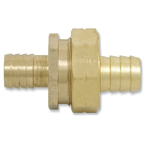 CONECTORES DE LATON SOLIDO, MACHO Y HEMBRA, ESPIGA DE 1/2"
